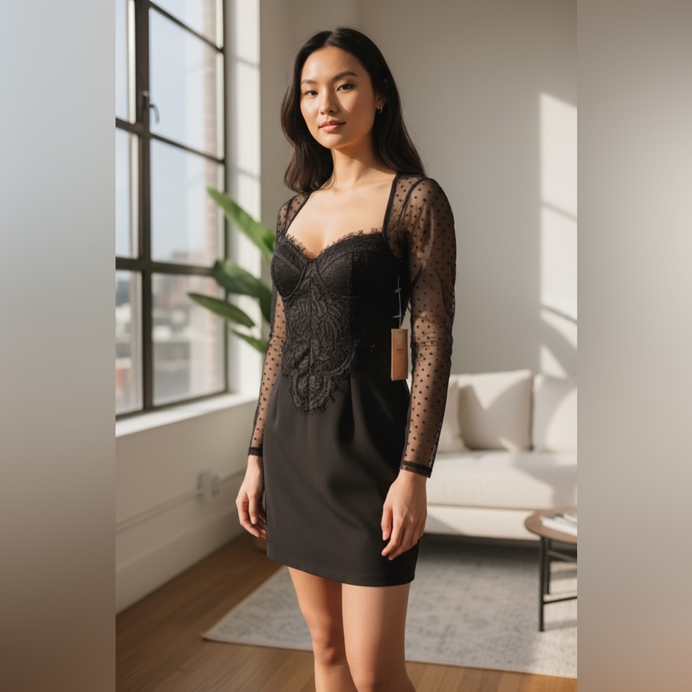Blashe Women’s Size Small Lingerie Black Lace NWT